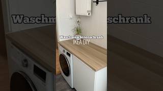 Waschmaschinenschrank DIY ðŸª ikea diy home inspiration 2024trends interior [upl. by Htiek]