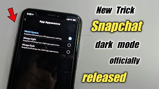 Enable Snapchat Dark mode NEW 2021 UPDATED METHOD ✔ [upl. by Eidahs]