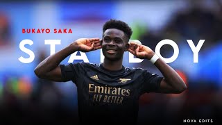 Bukayo Saka ft Starboy EDIT 💥 [upl. by Leahci]