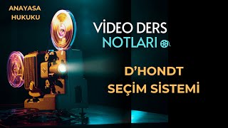 DHONDT SEÇİM SİSTEMİ [upl. by Sebbie]