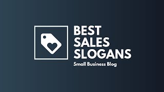 Catchy Best Sales Slogans [upl. by Ellennad]