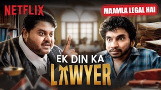 iamchotemiyan Becomes a Lawyer for ONE DAY Ft RVCJMedia  Netflix India [upl. by Tobi]