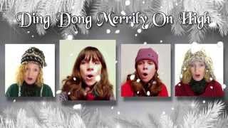 Ding Dong Merrily On High A Cappella Barbershop Quartet Multitrack [upl. by Czarra]