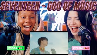 SEVENTEEN 세븐틴 음악의 신 Official MV reaction [upl. by Waltner177]