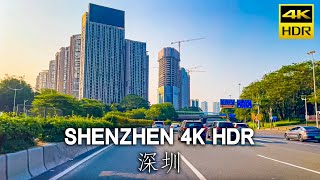 Driving in Shenzhen China Freeway Infrastructure Madness  4K HDR [upl. by Bose]