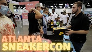 Negotiating And Buying 118 Pairs Of Shoes At SneakerCon Atlanta 2021 [upl. by Hanschen1]