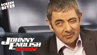 Johnny English Reborn Wheelchair Race Behind the scenes  Screen Bites [upl. by Mahoney]