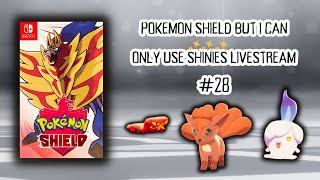 Motostoke Gym FULL ODDS shiny hunting  Pokemon Shield but I can only use SHINIES stream 28 [upl. by Kamilah]