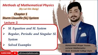 Sturm Liouvilles Equation and Regular Periodic and Singular SL System  Lecture 2 [upl. by Monia]