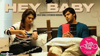 Hey Baby Video Song Extended Version  Raja Rani  Arya  Jai  Nayanthara  Nazriya  GV Prakash [upl. by Elfrieda]