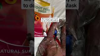 Foot Mask That Makes Skin Peel  Amazing Feet Transformation shorts feet peeling [upl. by Ursal]