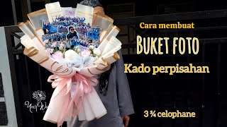 cara membuat buket photo LED kado perpisahan [upl. by Gilus]