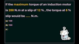 Induction Machines  Top Question 10 [upl. by Shannah550]