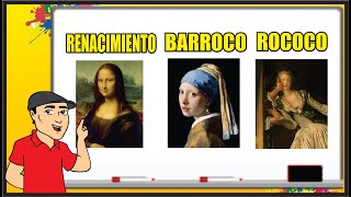 ARTE DEL RENACIMIENTO  BARROCO ROCOCO [upl. by Blanchard]