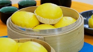 Salted Egg Yolk Custard Steam Pau [upl. by Kcirdot624]