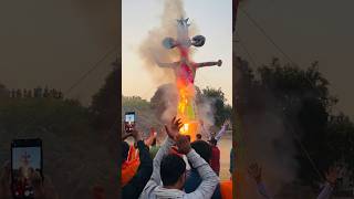 Hariyana Bahadurgarh city me ravan dahan 🚩 Jai Shree Ram  trending jaishreeram viralvideos [upl. by Yecart]