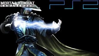 Mortal Kombat Armageddon PS2 Raiden arcade playthrough [upl. by Nivlek]