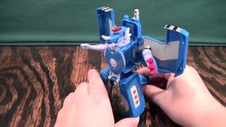 Digimon Fusion Transforming DigiFusion Loader Metal Greymon Review [upl. by Newel]