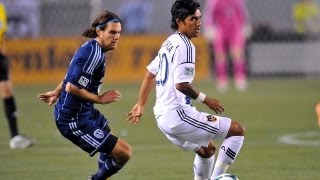 HIGHLIGHTS LA Galaxy vs Sporting KC  April 20 2013 [upl. by Ennylhsa]