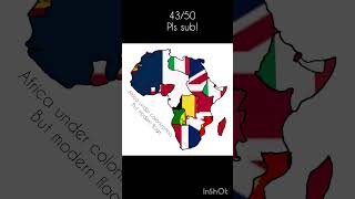 Africa under colonization but modern flags africa [upl. by Yevreh837]