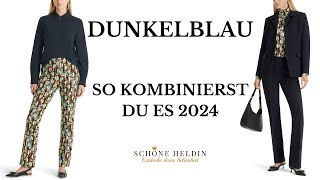 So kombinierst Du dunkelblau in 2024 [upl. by Arehsat]