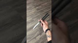 Talisong Z balisong flipping ASMR [upl. by Heddy]