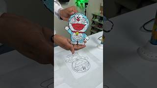 MAKE DORAEMON WITH 3D PEN [upl. by Airlia]