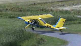 PZL104 WILGA 35 Takeoff Touch and Go and Landing CSU3 [upl. by Acinad]