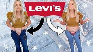 trying on different sizes of LEVIS jeans DISASTER [upl. by Sorce264]