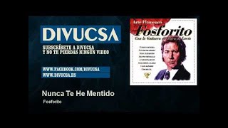 Fosforito  Nunca Te He Mentido  feat Paco De Lucia  Divucsa [upl. by Goldshlag]