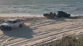 300 LANDCRUISER WITH CAMPER TRAILER BOGGED [upl. by Moser386]