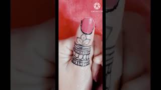 Finger mehndi designshortvideo likeandsubscribe [upl. by Jairia73]