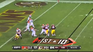 Connor Shaw vs Redskins NFL Debut 81814 [upl. by Pownall]