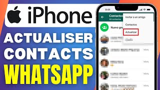 Comment Actualiser Les Contacts Whatsapp Sur Iphone  En 2024 [upl. by Salta201]