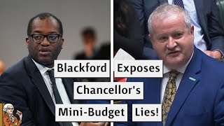 Ian Blackford Exposes Chancellors Lies Over OBR Forecast [upl. by Ellenrad]