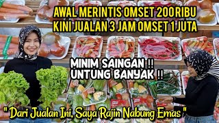 GAK ADA SAINGAN‼️AWAL MERINTIS OMSET 200 RIBU‼️KINI JUALAN 3JAM OMSET 1 JUTA‼️JADI HOBBY NABUNG EMAS [upl. by Atiuqaj972]