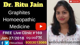 Homeopathy Medicine Graphites Dr Ritus Live Clinic169 [upl. by Leora212]