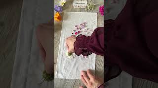 How to make pressed flowers in a microwave diy flowers pressedflowers driedflowers art hack [upl. by Yolane]