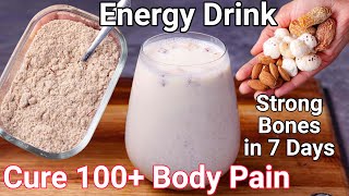 Cure 100 Diseases with 1 Tbsp of Magic Powder  High Energy Milk Drink for Body Pain amp Strong Bones [upl. by Eednil]