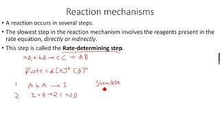 ALevel Chemistry Reaction Kinetics Part 11 [upl. by Harolda44]