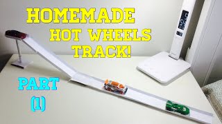 Making a homemade hot wheels track 1 [upl. by Ylam]