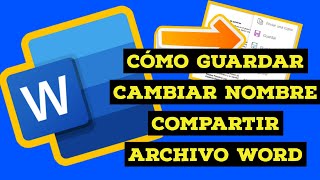 COMO COMPARTIR DOCUMENTOS WORD ENVIAR POR GMAIL CAMBIAR EL NOMBRE EN WORD DESDE EL CELULAR [upl. by Dabbs7]