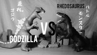 Godzilla vs Rhedosaurus godzilla [upl. by Leiad]