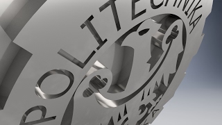 Milling logo  CATIA V5 [upl. by Romelle655]