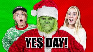 YES DAY in ONE COLOR Grinch Christmas Edition [upl. by Ursala]