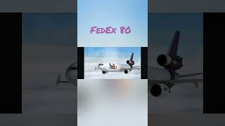 FedEx 80 fedex plane aviation aircraft sad trending shorts FedEx [upl. by Ytsud811]