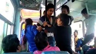 Video of women fighting off harassers shocks India [upl. by Nodnrb]