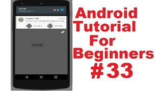 Android Tutorial for Beginners 33  Introduction to Services and Creating Started Service [upl. by Cawley]