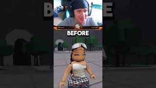 SHE MADE ME CRASHOUT ON thestrongestbattlegrounds roblox thatdooddread fyp funny [upl. by Dulce]