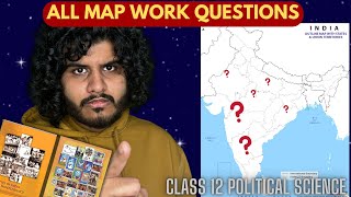 🔥 Political Science  100 Map Questions StatebyState  One Shot for ALL Map Work  Boards amp CUET [upl. by Oj620]